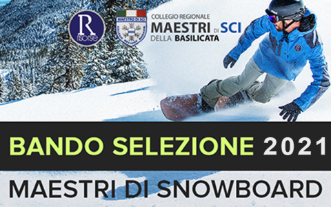 BANDO SELEZIONE MAESTRI DI SNOWBOARD 2022